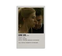 HUAEYWQBERRH Poster decorativo per soggiorno, camera da letto, motivo: ragazza con scritta "Gone Girl", 20 x 30 cm, senza cornice