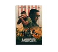 HUAEYWQBERRH Poster decorativo per soggiorno e camera da letto, motivo "Land of Bad", 40 x 60 cm, senza cornice