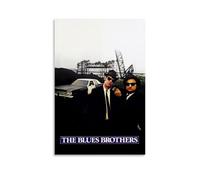 HUAEYWQBERRH Poster decorativo per soggiorno e camera da letto, motivo: The Blues Brothers, 50 x 75 cm, senza cornice