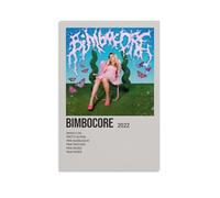 HUAEYWQBERRH Scene Queen Album Bimbocore Poster per soggiorno camera da letto decorazione artistica da parete stampa 50 x 75 cm senza cornice