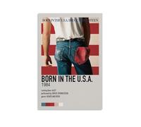 HUAEYWQBERRH Stampa artistica da parete con Bruce Springsteen Born In The USA, per soggiorno e camera da letto, 30 x 45 cm, senza cornice