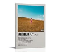 HUAEYWQBERRH The Regrettes Album Further Joy, poster decorativo per soggiorno, camera da letto, stampa artistica da parete, 20 x 30 cm, stile cornice
