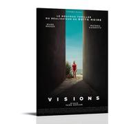 HUAEYWQBERRH Visions - Poster decorativo da parete per soggiorno, camera da letto, 30 x 45 cm, stile cornice