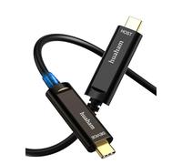 huaham Cavo in fibra ottica USB C, 10 m, cavo USB 3.2 Gen2 USB C da 10 Gbps, cavo ultra sottile e a lunga distanza di tipo C con chip SiliconLine Germania per fotocamera Logitech 4K, videoconferenze