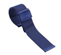 HUAHAP Cinturini per Orologi, 12mm 14mm 16mm 18mm 20mm 22mm 24mm Cinturino di Ricambio in Maglia d'Acciaio, Cinturini Locman (Color : Blue, Size : 14mm)