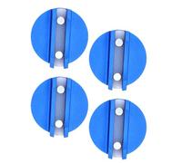 Huairdum Alluminio Magnetico Jack Pad per Auto Camion SUV, Set da 4 Pezzi | Doppia impugnatura magnetica, imbottitura in nylon, adattatore di sollevamento per saldatura per riparazioni in garage,