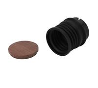 Huairdum Contenitore Monodose per macinacaffè, Soffiatore per Polvere, Detergente per Fondi con Base in Silicone in Legno di Noce, Ideale per macinacaffè Encore