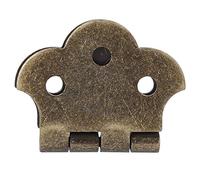 Huairdum Cordiera per Chitarra Placcata in Ottone, Coda Incernierata per Chitarre con Scatola di Sigari, Hardware per Chitarra con Vite di Montaggio con compatibilità con Corde con estremità