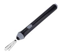 Huairdum Gomma Elettrica, Gomma Automatica Alimentata a Batteria con 10 Ricariche da 2,3 Mm e 10 Pezzi da 5 Mm, Ideale per Studenti di Disegno Artistico, Insegnanti e Artisti (BLACK)