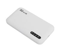Huairdum Hotspot Mobile WiFi 6 5G, Download Sbloccato da 2,77 Gbps, Caricamento da 1,25 Gbps, Batteria da 6100 MAh WiFi 6 2,4 GHz 5,8 GHz con 16 Dispositivi Supporto per Viaggi in Oltre 160 Paesi