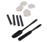 Huairdum Kit Iniziale per Pasta Madre, 4 Coperture in Tessuto 4 Strisce Termiche 2 Raschietti per Pasta con Coperture in Tessuto Traspirante e Termometro con Codice Colore, per la Cottura del Pane