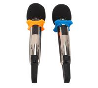 Huairdum Microfono Senza Fili, Microfonico Portatile Senza Fili in Metallo con Ricevitore, Microfono Portatile per Discorsi DJ per Feste di Canto Karaoke, 328 Piedi