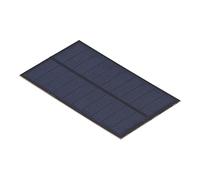 Huairdum Pannello Solare, Cella Solare in Polisilicio, Cella Ad Alta Resistenza Alla Compressione con Efficienza di Conversione 5 V 1,4 W 280 MA 17%, Ideale per Luci da Giardino, Luci da Parete e