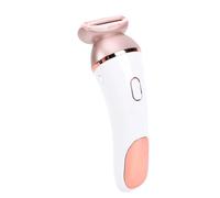 Huairdum Rasoio Elettrico Donna a 3 Testine, Epilatore Ricaricabile per Uso Secco e Bagnato per Bikini Ascelle Gambe, Rasoio Portatile con Ricarica USB, Include 2 Testine di Rifinitura, Modello HT 583