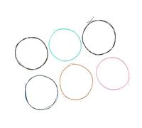 Huairdum Set di Corde Colorate per Chitarra Classica, Corde in Nylon in Lega Resistente per Prestazioni di Chitarra Dai Toni Brillanti