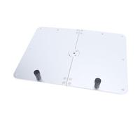 Huairdum Vassoio Treppiede per Laptop, Supporto Pieghevole in Lega di Alluminio con Foro Filettato da 1/4 20, 13,3 X 9,8 Pollici, Portatile e Regolabile, Ideale per Proiettori e Apparecchiature DJ