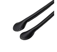 HUAJINGKEJI 1 pratico manico per borsa in pelle PU, lunghezza 50 cm, cinturino di ricambio per borsa, per realizzare borse e portafogli da cucire, Nero , Total length 50cm