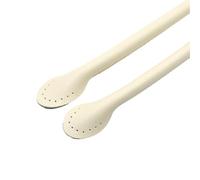 HUAJINGKEJI 1 pratico manico per borsa in pelle PU, lunghezza 50 cm, cinturino di ricambio per borsa, per realizzare borse e portafogli da cucire, Riso Bianco, Total length 50cm