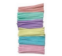 HUAJINGKEJI 100 pezzi pipa ciniglia steli bambini giocattolo arte forniture colorate fuzzy stick morbido Bend Stick per bambini