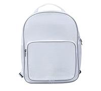 HUAJINGKEJI 17 "chiaro zaino antistatico del PVC della radura del PVC della copertura completa della borsa degli attrezzi del locale senza polvere dello zaino per il computer portatile messo