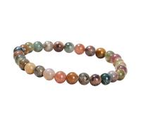 HUAJINGKEJI 2. Bracciali in agata leggera, con perline rotonde, design unisex, per uso quotidiano e idee regalo, agata per tutti i giorni, 10 mm, come descritto