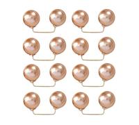 HUAJINGKEJI 8Pcs Perle Artificiali Jeans Vita Stringenti Abbigliamento Pin Cardigan Collare Clip per Pantaloni Pantaloni Vestito, As shown in the figure, Pelle