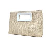 HUAJINGKEJI Borsa a tracolla con manico superiore in paglia per le donne borsa a tracolla estati borse a tracolla da spiaggia portafoglio borse da sera in tessuto regali borsa a tracolla in paglia