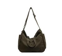 HUAJINGKEJI Borsa a tracolla in tela giapponese per donne e uomini borse a tracolla vintage, Verde, As shown in the picture (error 1-3cm)