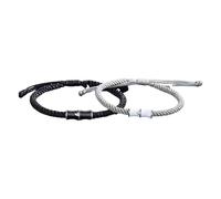 HUAJINGKEJI Braccialetti intrecciati con nodo di bambù facile da usare, elegante charm per coppie che celebrano momenti speciali insieme, gioielli dal design unico