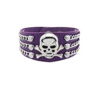 HUAJINGKEJI Cranio alla moda con fine artigianato gioiello accessorio per festival musicali e motociclista giostre abbigliamento casual street style, Misura unica, come descritto