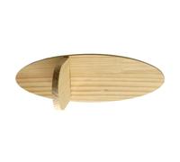 HUAJINGKEJI Creativo Forma Ovale Mensola Da Parete In Legno Massello Porta Piante Display Floating Storage Rack per Decorazioni Per La Casa