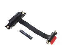 HUAJINGKEJI Flessibile PCIE 4 A 1X Cavo Adattatore di Conversione 180/90degree Installa Per Mining E Compiti Intensivi Dati Gestione dei Cavi Organizzata