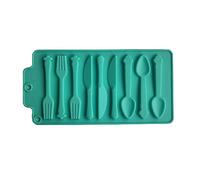 HUAJINGKEJI Forchetta Zucchero Silicone Torta Stampi Verdura Candy Cookie Mold Cioccolato Blocco di Ghiaccio