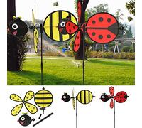 HUAJINGKEJI / Mulino a vento Whirligig Wind Spinner Home Yard Garden Decor Primavera Decorazioni Esterne Portico Corona