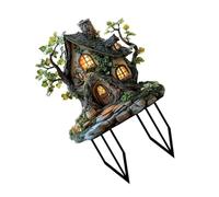 HUAJINGKEJI Resine impermeabilizzate Prati Palo Scoiattoli Decorativi Segnale Per Cortile Percorsi Terrazze Tetto Giardini Ornamenti Giardini Ornamenti Da Giardino Palo Ornamenti