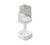 HUAJINGKEJI Scaffale multifunzionale di stoccaggio del bagno con i sistemi di drenaggio Scomparti regolabili per spazzolini elettrici e prodotti per l'igiene di risparmio di spazio di stoccaggio dello