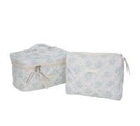 HUAJINGKEJI Set di 3 borse alla moda, eleganti e convenienti, da viaggio, articoli da toeletta per professionisti e studenti, 7, Size reference picture, borsa trucco