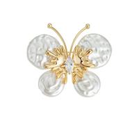 HUAJINGKEJI Spilla dal design unico a forma di farfalla, accessorio elegante per donne, gioiello alla moda vintage ispira abiti, As shown in the figure, Pelle