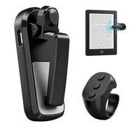 HUAJUN Anello per girare pagine con telecomando per Kindle Paperwhite, controller Bluetooth per cellulare, telecomando wireless ad anello, supporto iOS, Android e tablet con caricabatterie