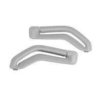 HUAKU Sinistra Destra Cintura Divaricatore Anello Guida Cintura Selettore Cancello Cintura di Sicurezza Trim Copertura Misura for Volvo S60 S80 V70 XC90 Parti Interne(Color:Gray Left Right)