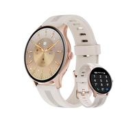 HUAKUA Smartwatch Uomo Donna Chiamate e Whatsapp Rotondo Bluetooth 5.4 | Orologio Sportivo Contapassi da polso Cardiofrequenzimetro Saturimetro Notifiche Messaggi Ciclo Mestruale Sonno