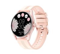 HUAKUA Smartwatch Uomo Donna Chiamate e Whatsapp Rotondo Bluetooth 5.4 | Orologio Sportivo Contapassi da polso Cardiofrequenzimetro Saturimetro Notifiche Messaggi Ciclo Mestruale Sonno