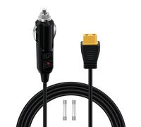 HuaLiSiJi Cavo Accendisigari XT60 12V 24V 16AWG 15A Accendisigari Maschio a XT60 Femmina con Luci Dell'indicatore LED Utilizzato per Pannelli Solari Inverter Automobilistici (1 m)