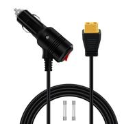 HuaLiSiJi Cavo Accendisigari XT60 con Interruttore e Indicatore LED 12V 24V 16AWG Cavo Spinotto Accendisigari a XT60 per Pannelli Solari Inverter Automobilistici (1 m)