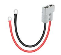 HuaLiSiJi Connettore Anderson con O Ring 8mm Connettore Anderson con Cavo 10AWG 50A 600V per Auto, Camper, Rimorchi, Sistemi Solare e Simili (1 m)