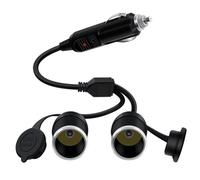 HuaLiSiJi Prolunga Accendisigari con Interruttore 16AWG 15A Cavo Accendisigari con Interruttore 12V 24V per Auto, Camion, Camper