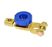 HuaLiSiJi Stacca Batteria per Auto 12V 24V, Interruttore Batteria Auto Interruttore Stacca Batteria Materiale di Rame Puro con Pulsante for Motorbike Car Truck Boat Caravan (Blue)