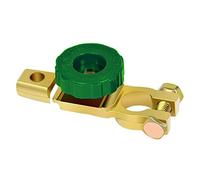 HuaLiSiJi Stacca Batteria per Auto 12V 24V, Interruttore Batteria Auto Morsetti per Batteria Auto Materiale di Rame Puro con Pulsante for Motorbike Car Truck Boat Caravan (Green)