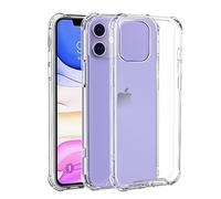 Hually Custodia per iPhone 12 Pro e iPhone 12, protezione per la cura della fotocamera antiurto custodia per phone con angoli rinforzati per iPhone 12 Pro Funda Coque Hülle - Clear