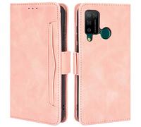 HualuBro Cover per Doogee N20 PRO, Flip Cover a Libro in Premium PU Pelle Magnetica Antiurto Case Portafoglio Custodia per Doogee N20 PRO Cover - Rosa